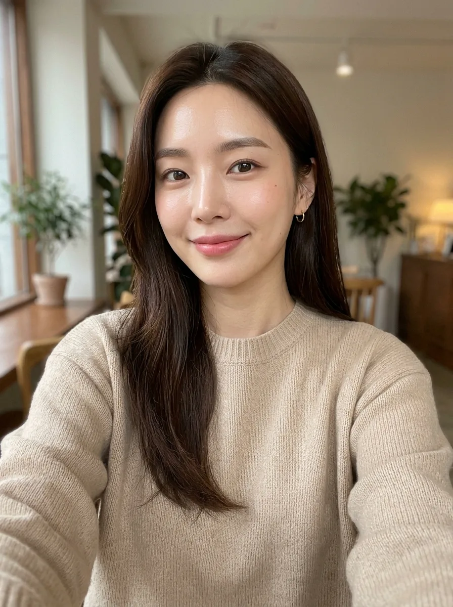새벽 모니터 불빛 무드샷 원본 예시