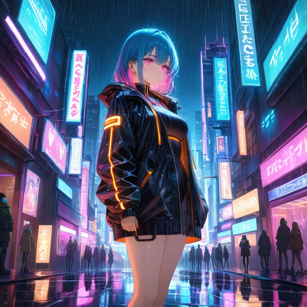 Anime Cyberpunk Girl
