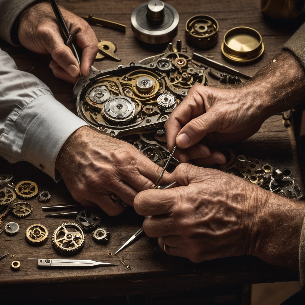 The Master Watchmaker's Hands