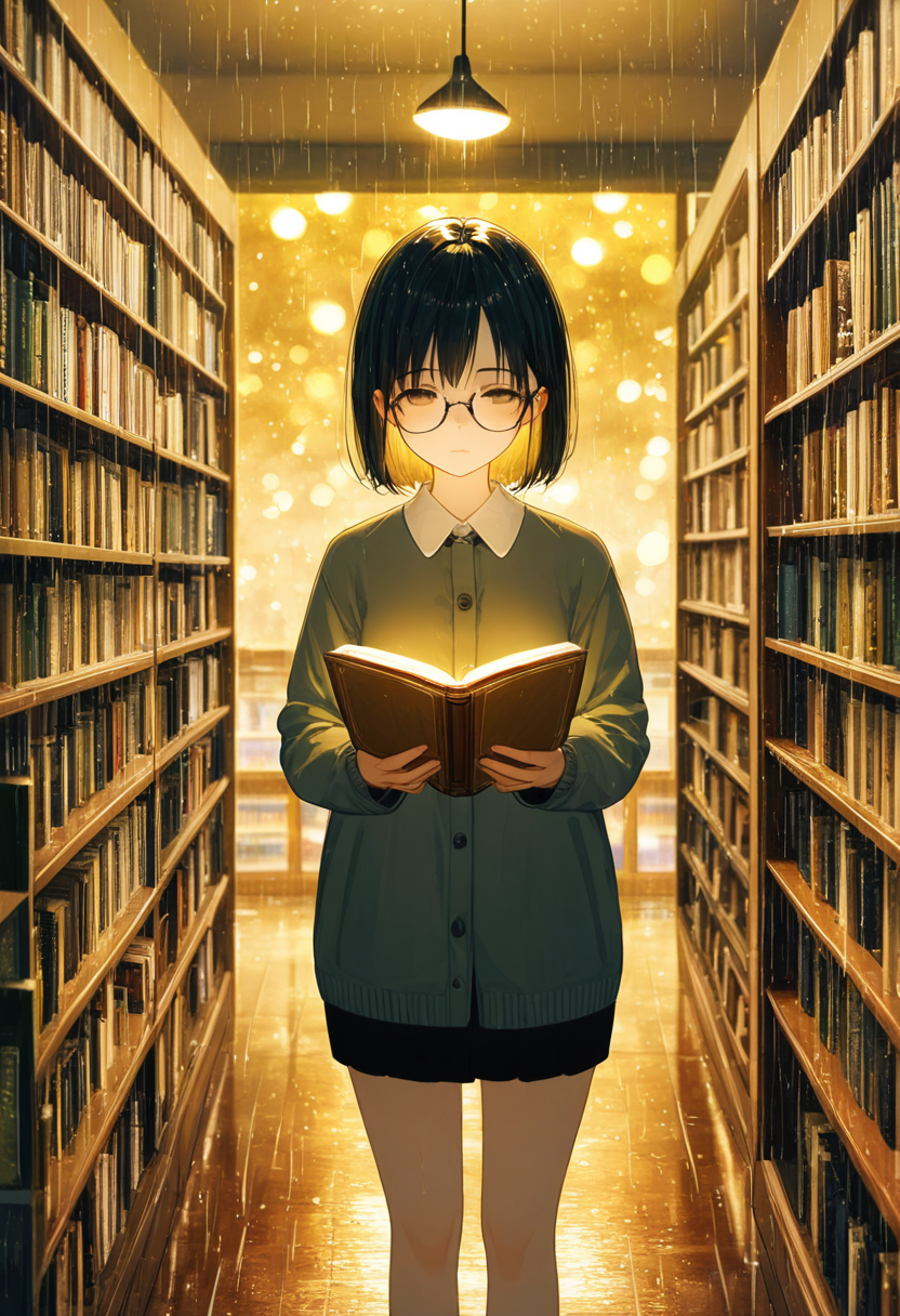 Rainy Bookstore
