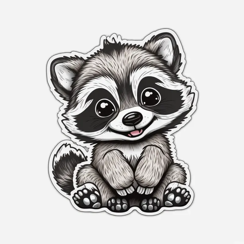 Cute Cartoon Animal Stickers