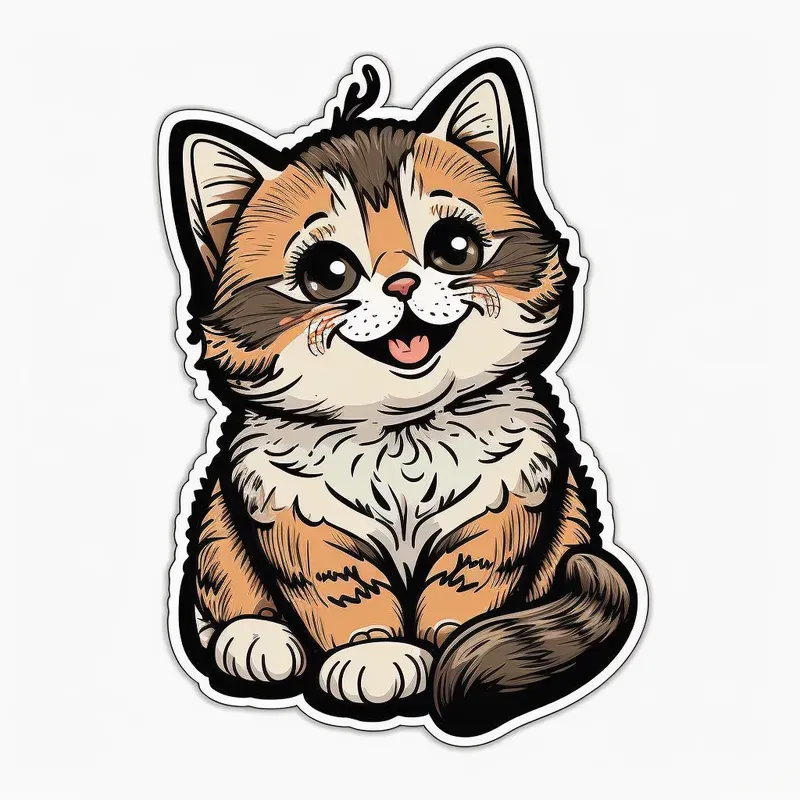 Cute Cartoon Animal Stickers
