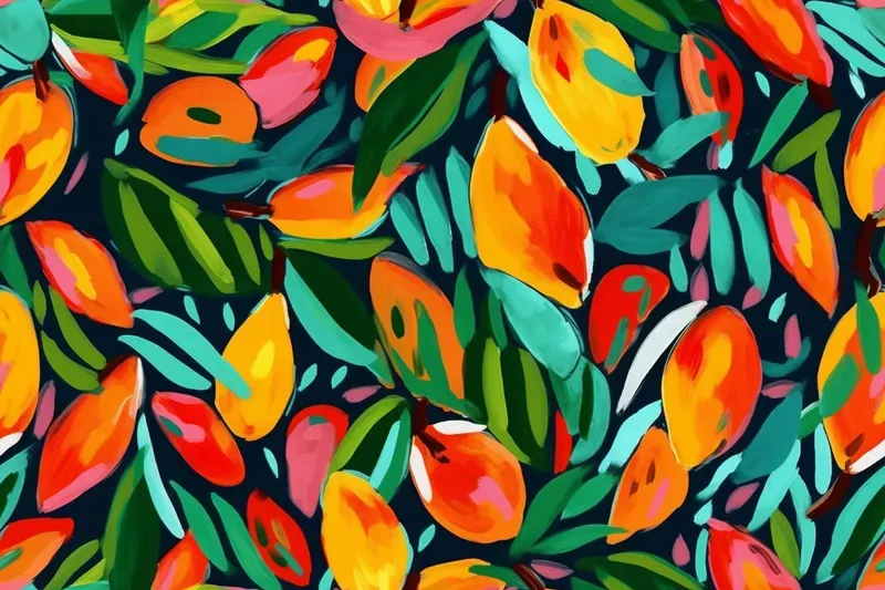 Bright Painted Seamless Patterns
