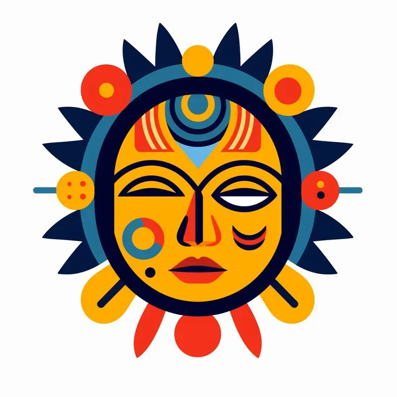 Bold Colorful Geometric Art