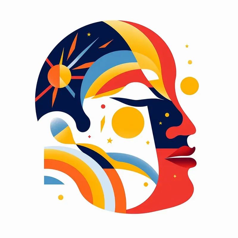 Bold Colorful Geometric Art