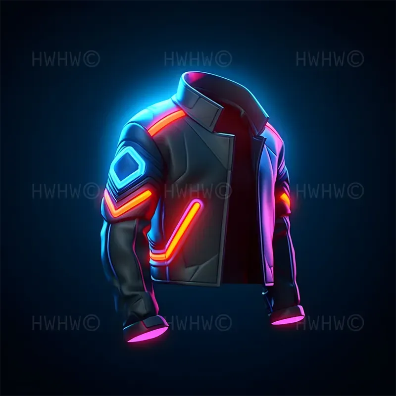 Neon Futuristic Stylized Icons