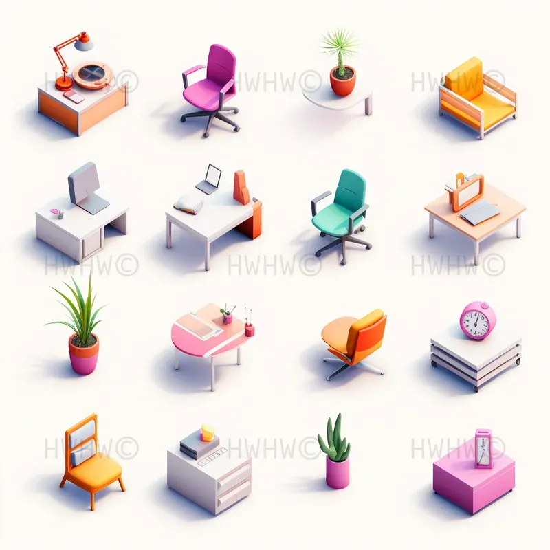 Engaging And Vibrant Isometric Icon Sets
