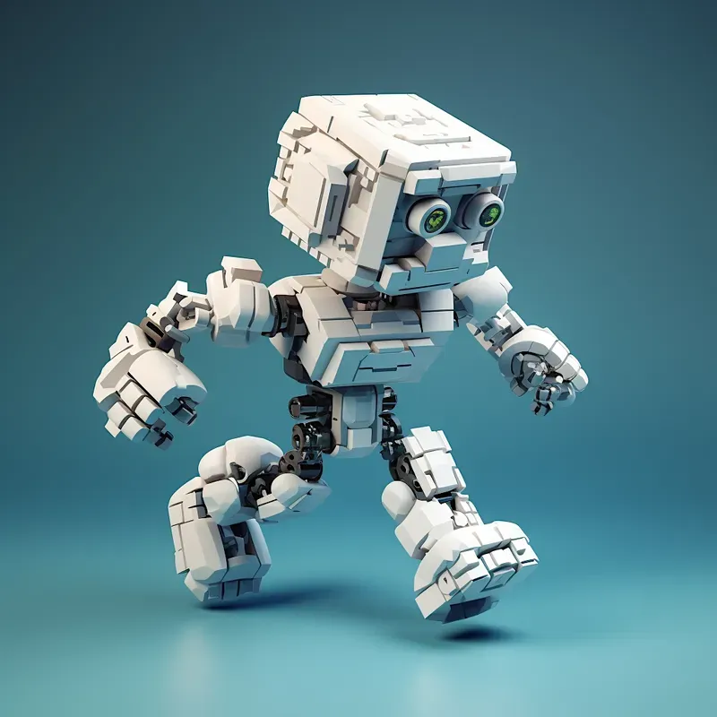 Real 3D Pixelated Characters
