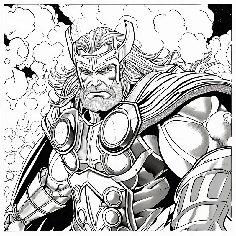 Comic Heroes And Monsters