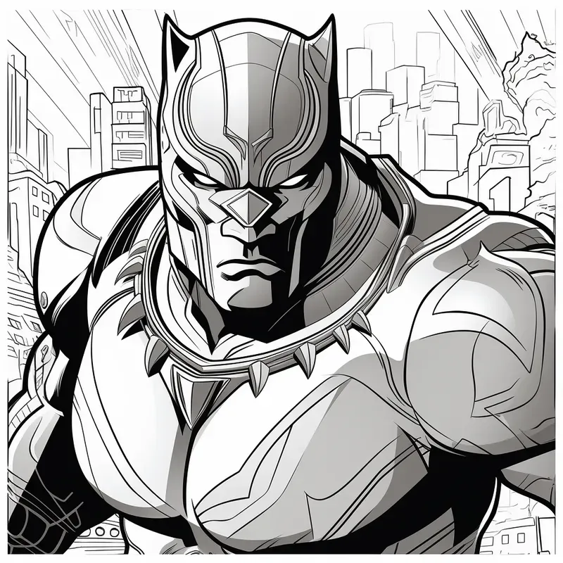 Comic Heroes And Monsters