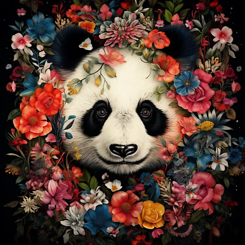 Japanese Illustrations With Flowers