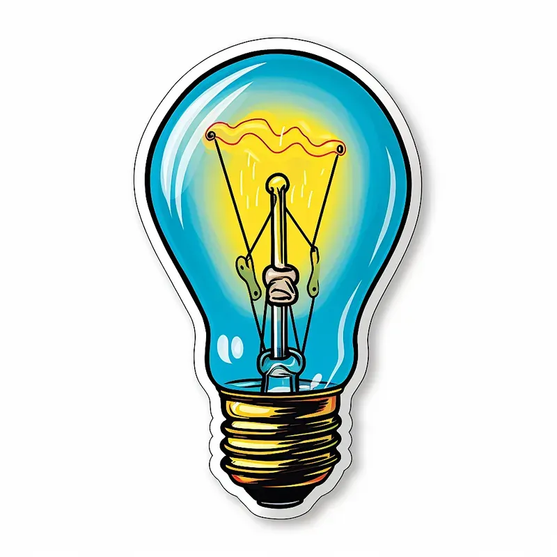 Yellow And Blue Drawn Objects