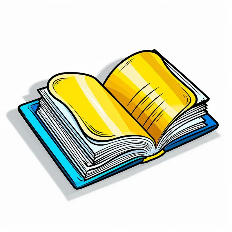 Yellow And Blue Drawn Objects