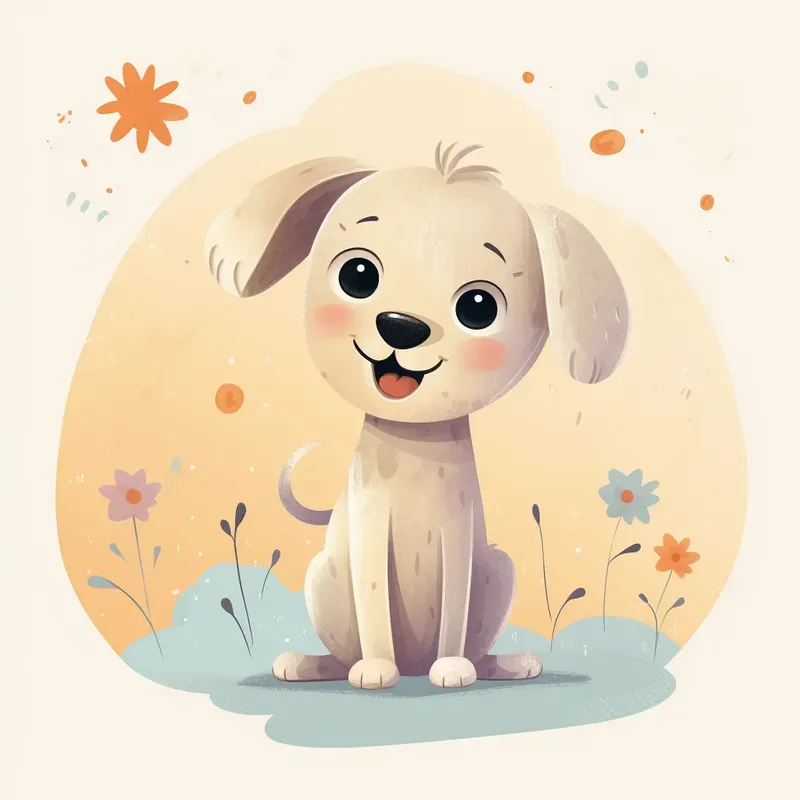 Cute Animal Illustrations For Children