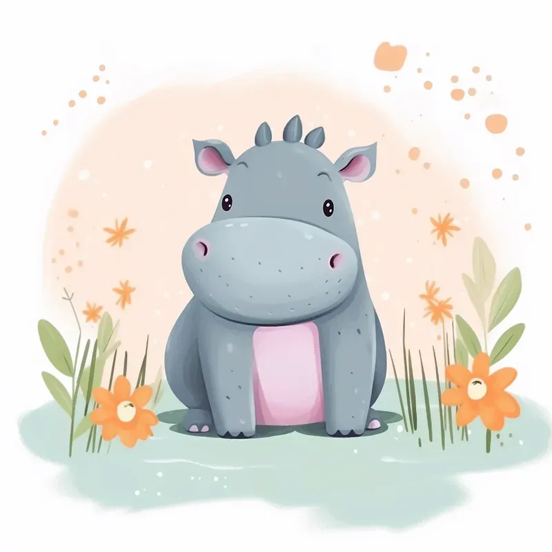 Cute Animal Illustrations For Children