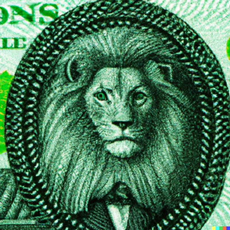 Dollar Bill Portrait