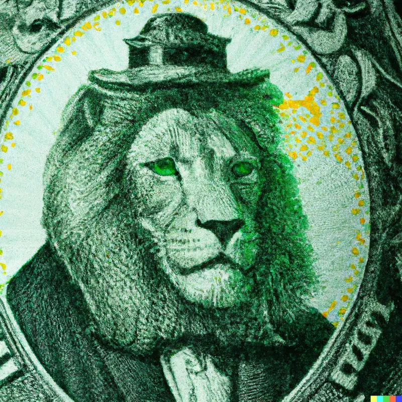 Dollar Bill Portrait