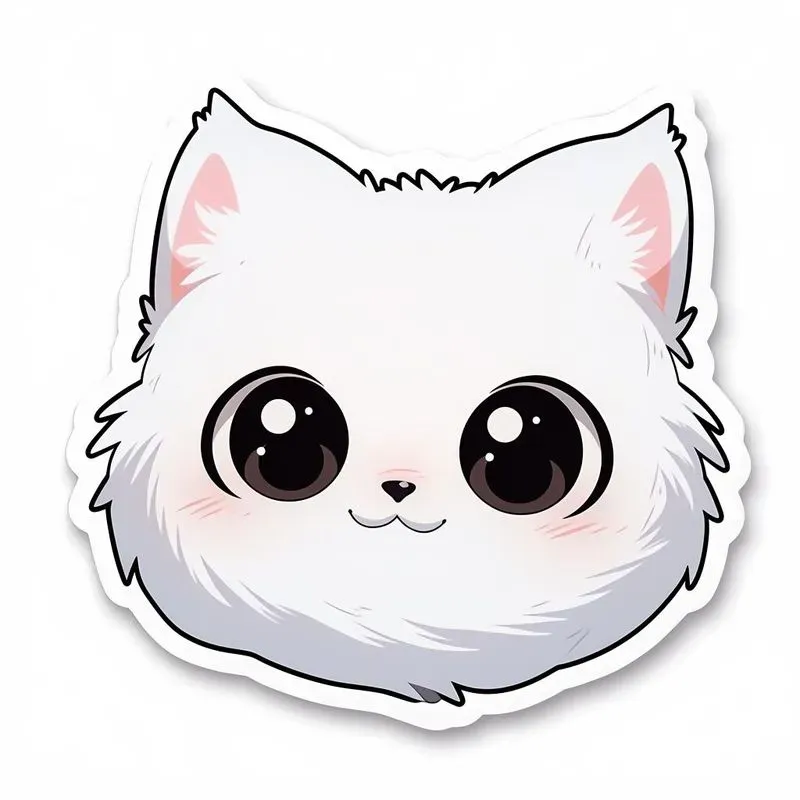 Very Cute Stickers Anime Style