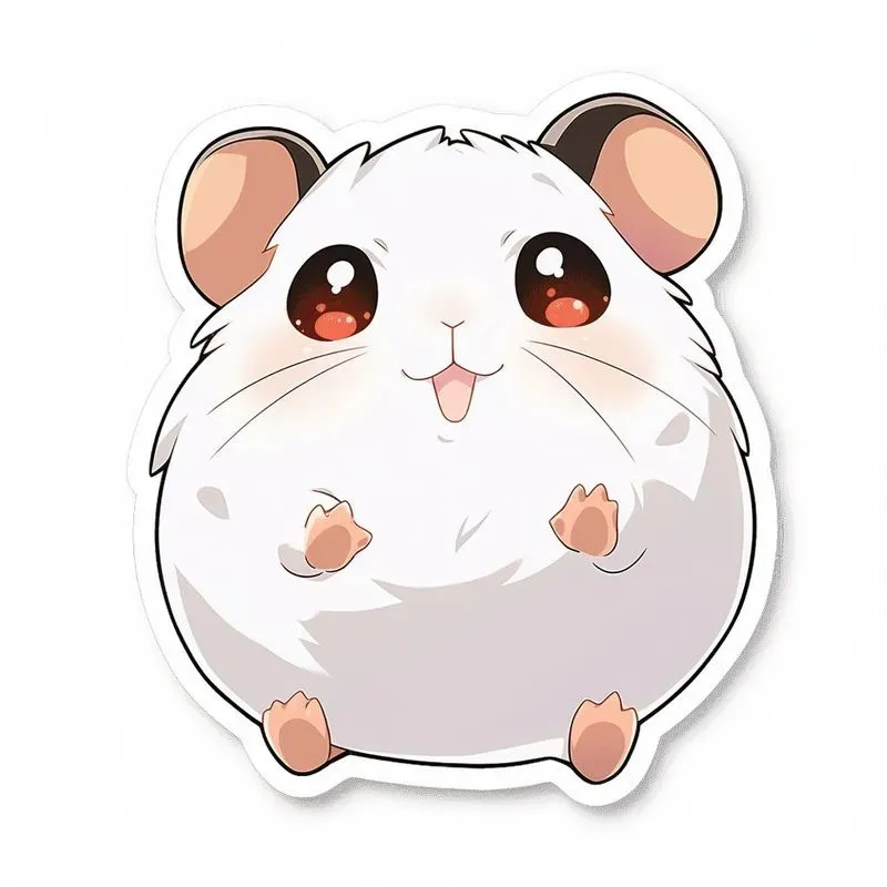 Very Cute Stickers Anime Style