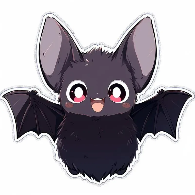 Halloween Stickers Kawaii Anime Style