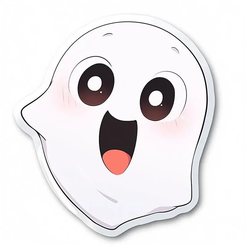 Halloween Stickers Kawaii Anime Style