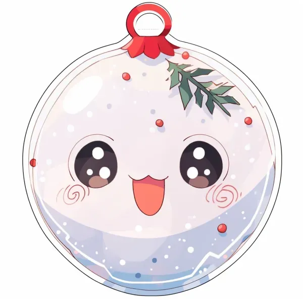 Christmas Stickers Very Cute Illustrations