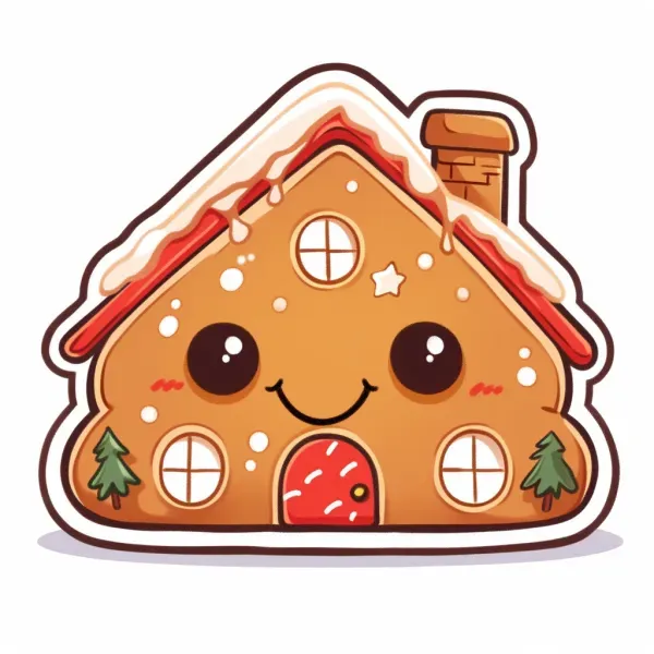 Christmas Stickers Very Cute Illustrations