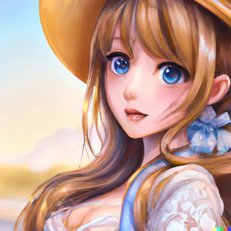 Manga Woman Pin-up Art