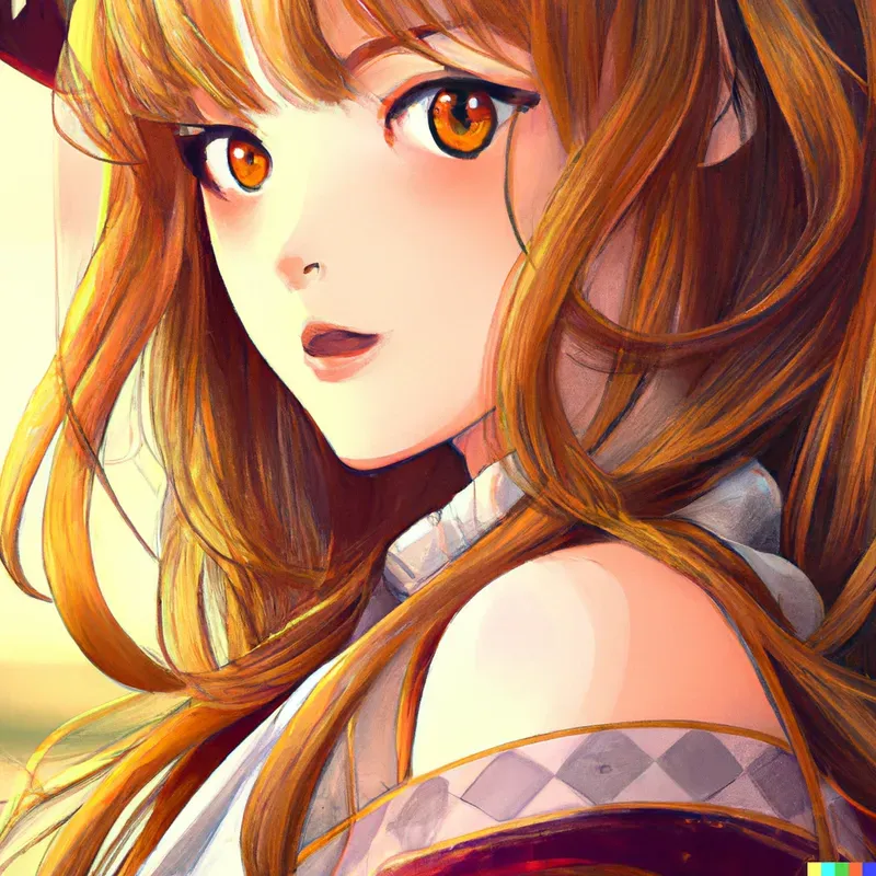 Manga Woman Pin-up Art