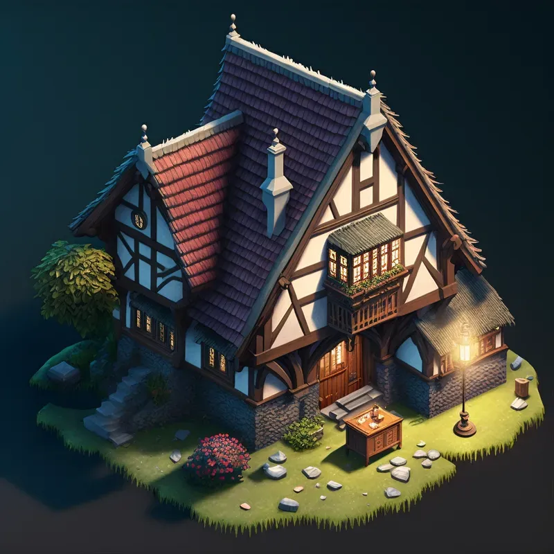 3d Fantasy Houses