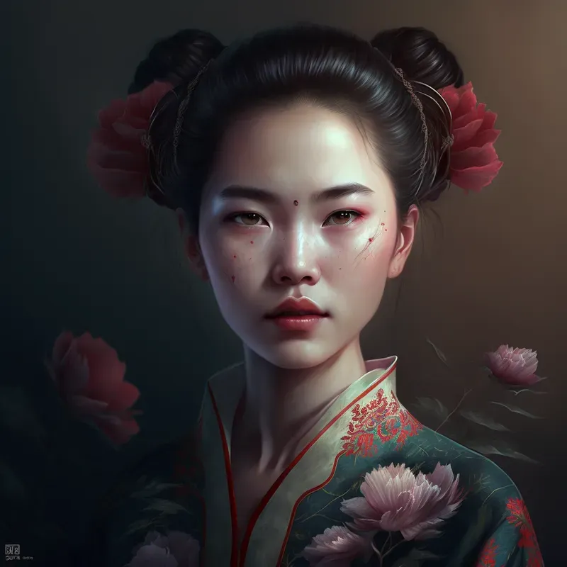 Surreal Asian Portraits
