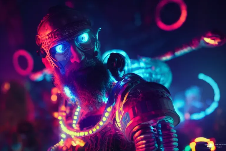 Psychedelic Raver Characters