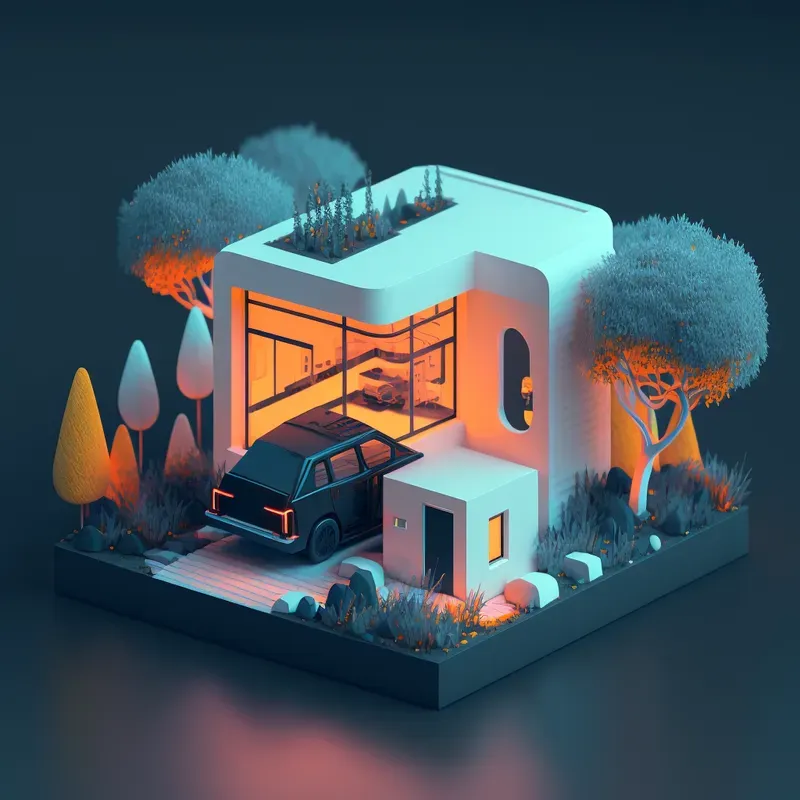 Contemporary Isometric Houses