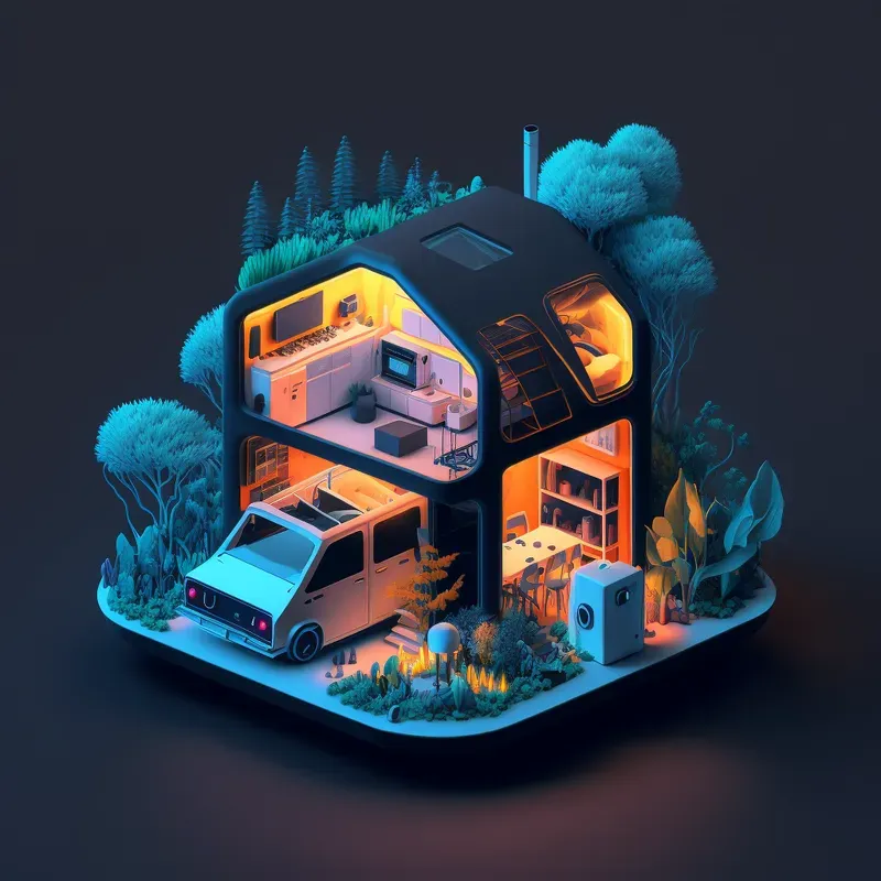 Contemporary Isometric Houses