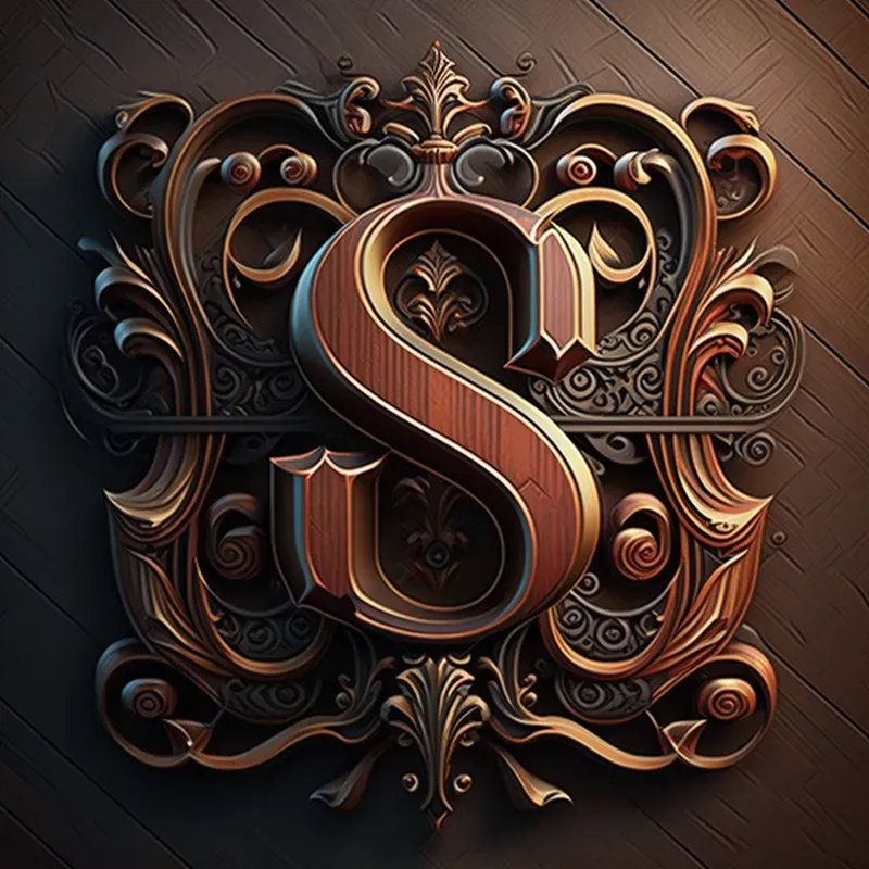 Wood Carved Lettering Logos