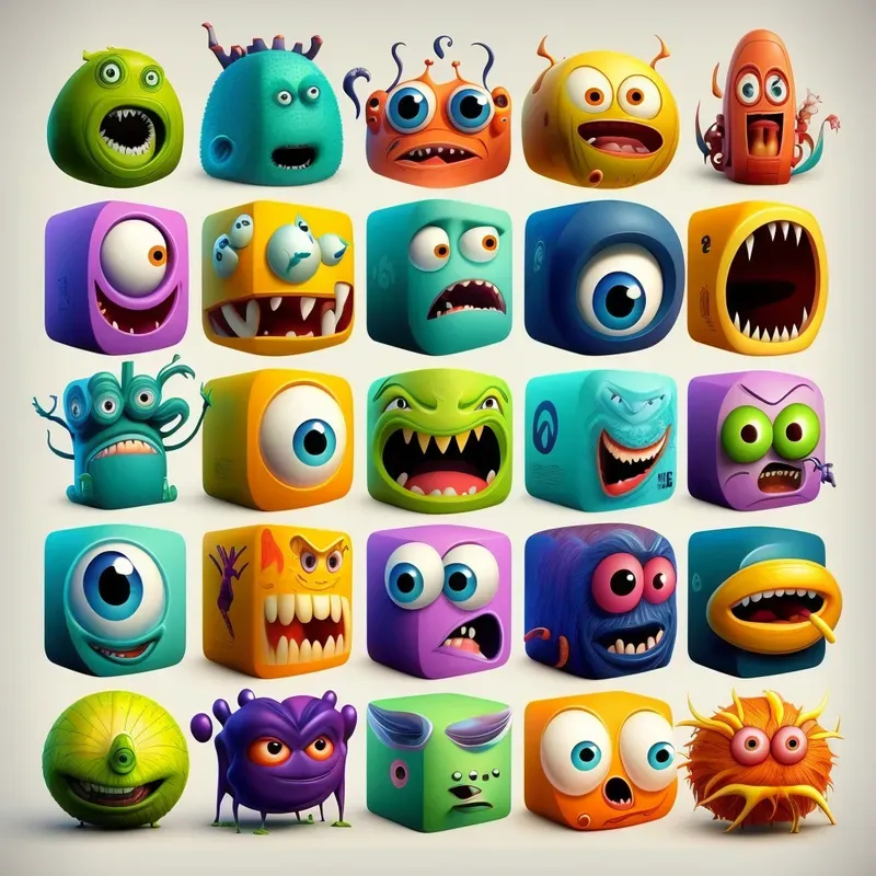 Vibrant Digital Tiny Icons Sets