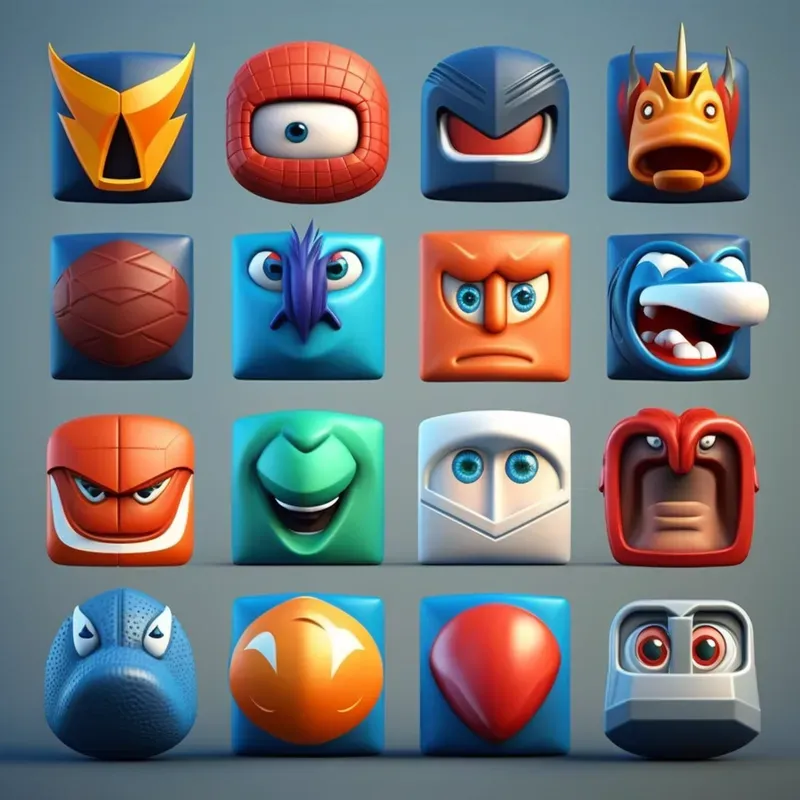 Vibrant Digital Tiny Icons Sets