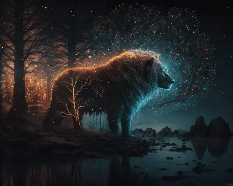 Mystical Animals In Fairy Forests