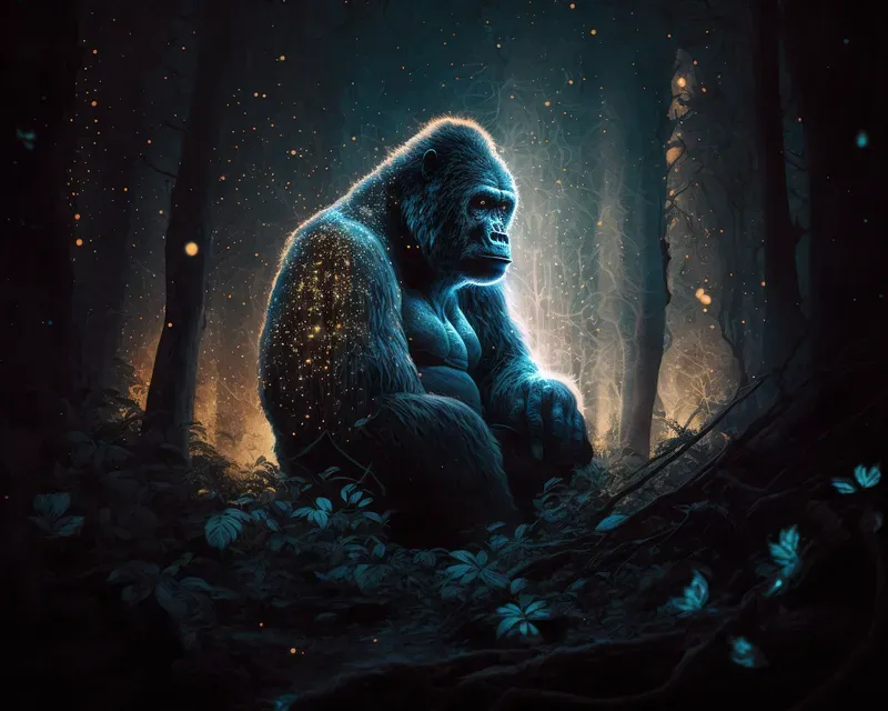 Mystical Animals In Fairy Forests