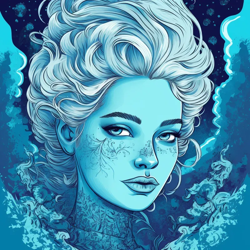 Rococo Pop Art Style Illustrations