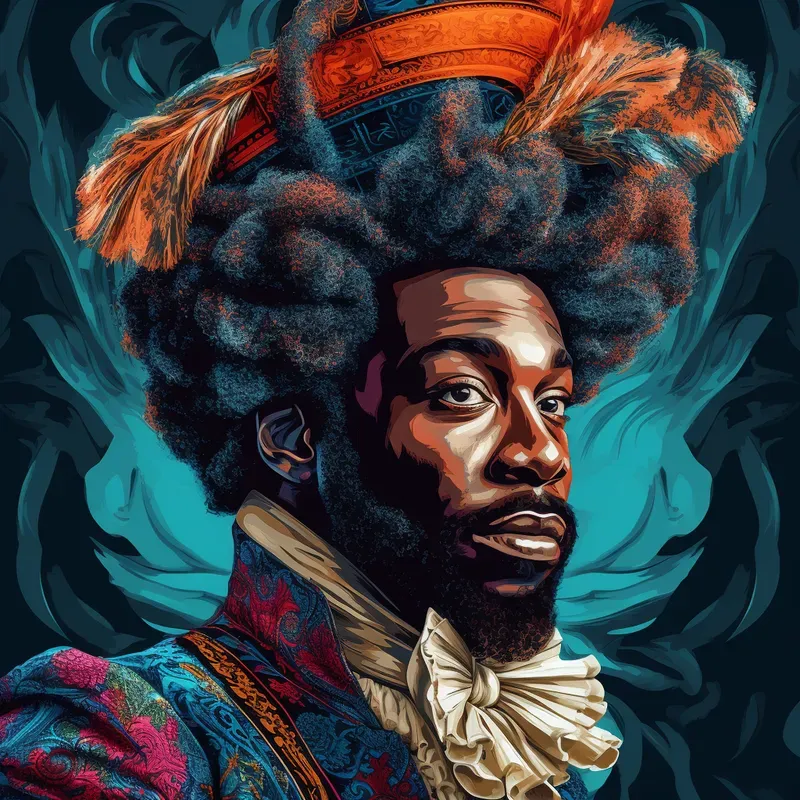 Rococo Pop Art Style Illustrations