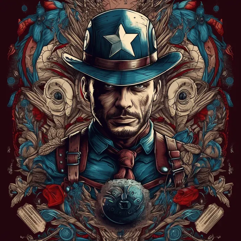 Rococo Pop Art Style Illustrations