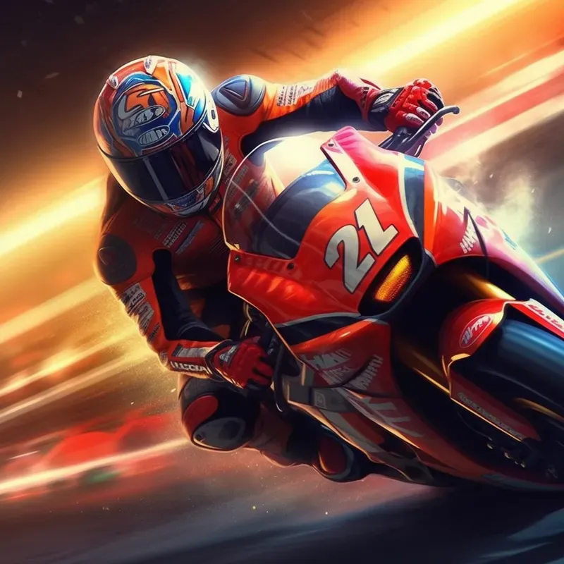 Handpainted Posters Of Racing Motorsports