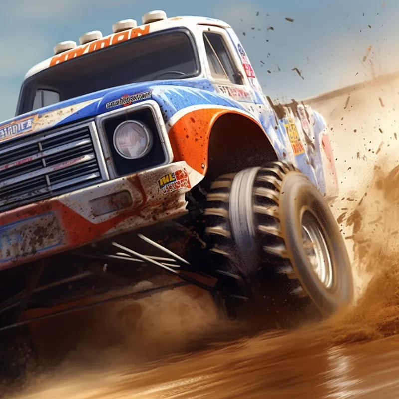 Handpainted Posters Of Racing Motorsports