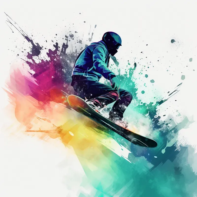 Alcohol Ink Extreme Sports