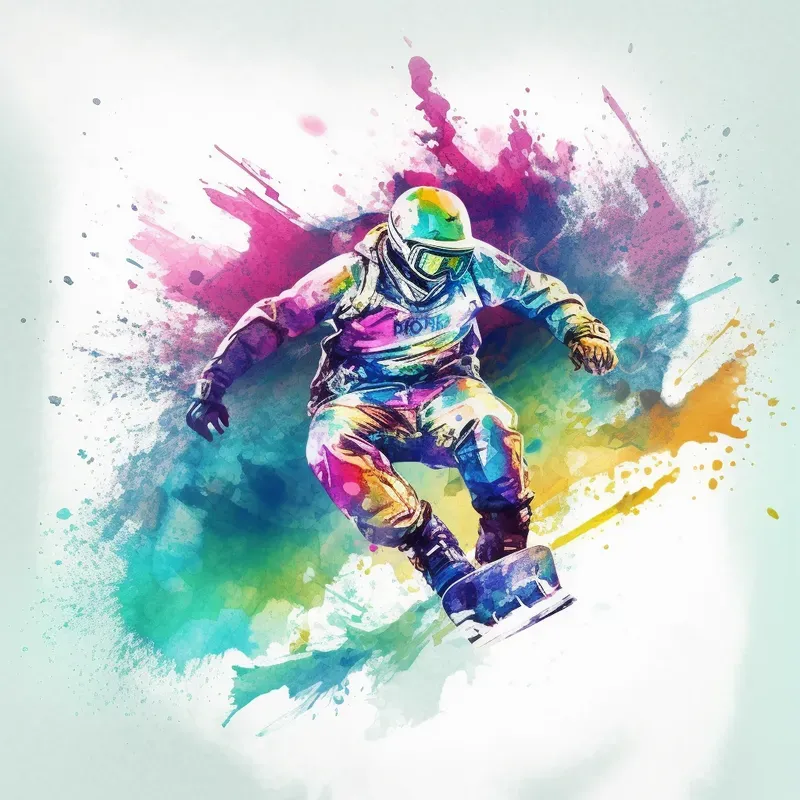 Alcohol Ink Extreme Sports