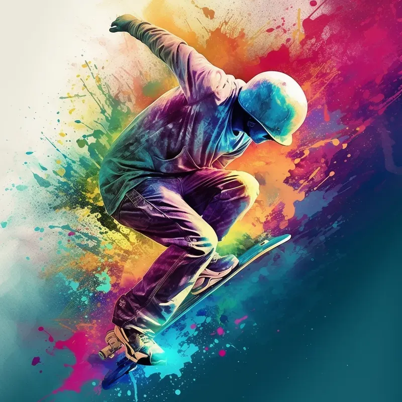 Alcohol Ink Extreme Sports