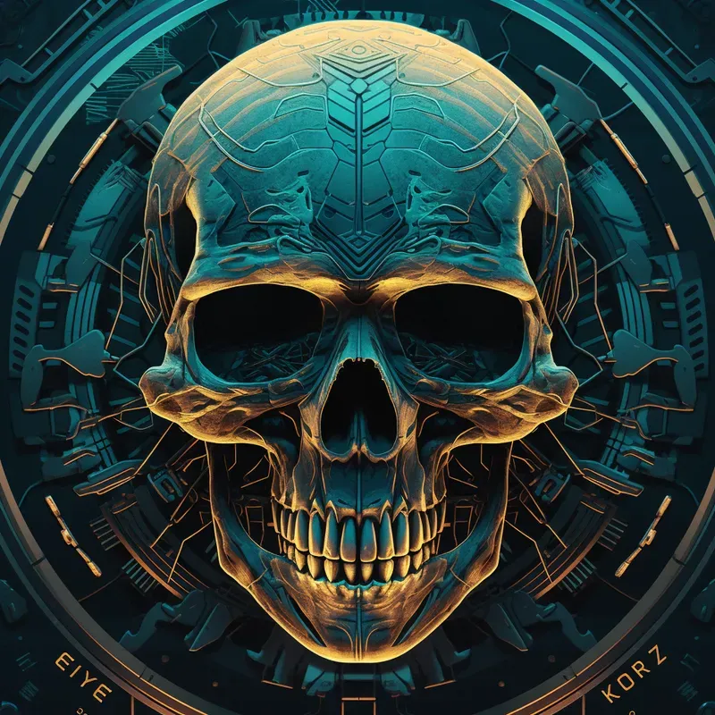 Cyberpunk Zoetrope Fusion Comic Art