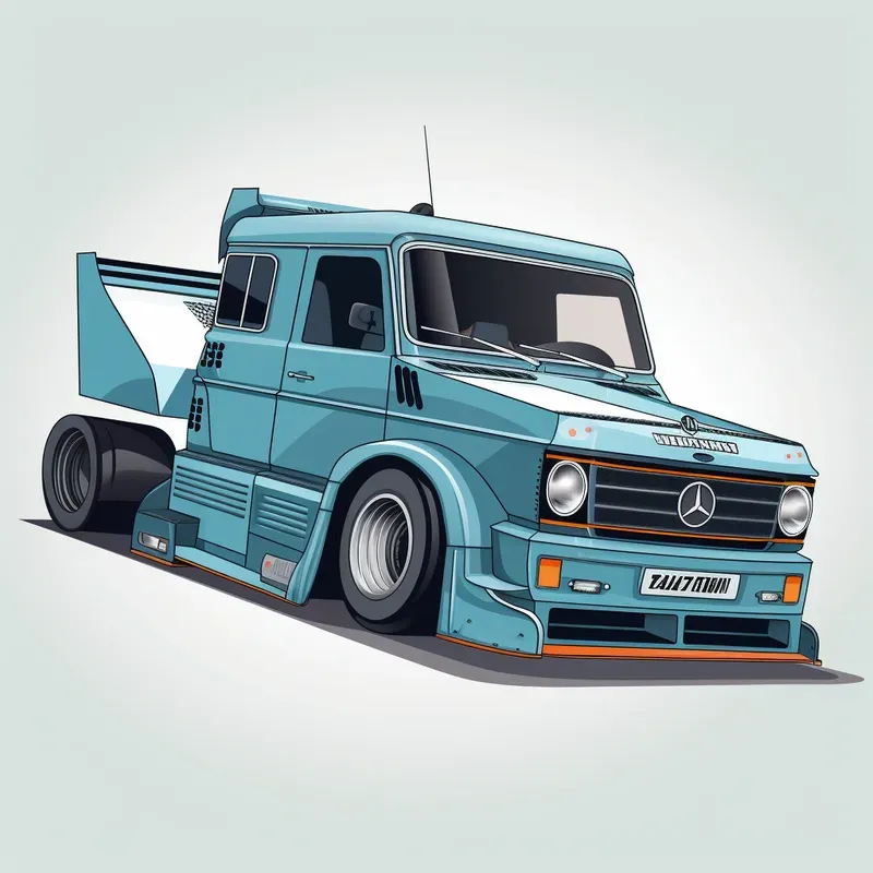 Flat Style Race Cars