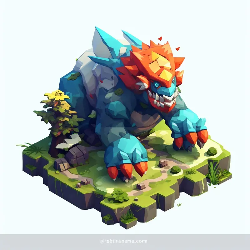 3D Isometric Character Game Assets